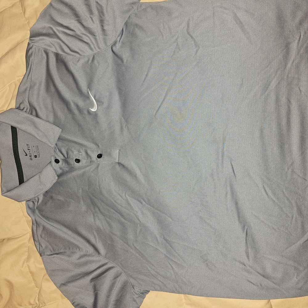 Nike Men's Gray Polo Shirt
